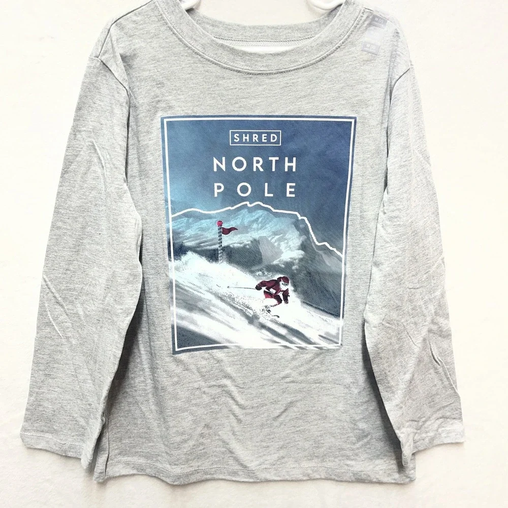 Osh Kosh Long Sleeve T-shirt Boys 8 Ski Winter